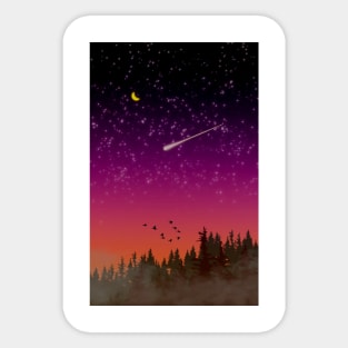 Night Sky Sticker